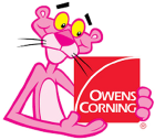 Owens Corning Pink Panther Logo